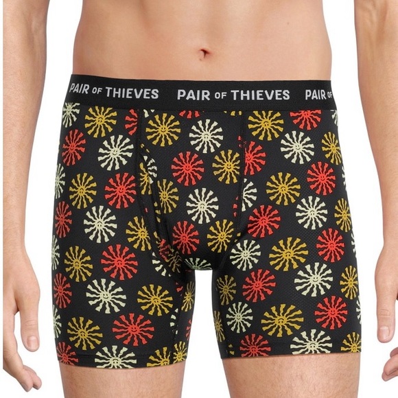 Pair of Thieves Men’s SUPERFIT Solar Rotations Boxer Briefs, 2 pack S - Picture 5 of 6